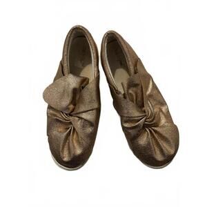 Cat & Jack Fancy Slip-On Shoes - Shiny Bronze sz 5